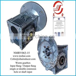 NMRV063 Output Flange Gearbox With DC Motor , Speed Reduction thumbnail-1