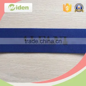 High Tenacity Retro Blue Fireproof Reflective Polyester Webbing Tape With English Letters thumbnail-1