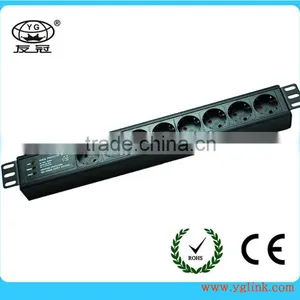 Surge Protector 1.5U German Type PDU/horizontal Installation/network Cabinet thumbnail-1