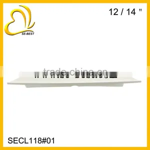 12/14" PURE WHITE PLATE; RECTANGLE PLATE thumbnail-3