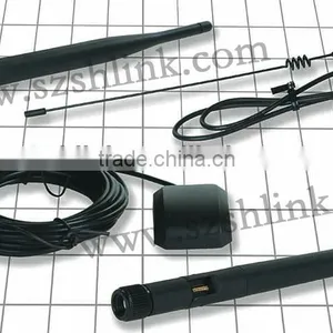GSM Antenna, High Definition Horse Whip Module Antenna With RG 174 Cable, FAKRA/SMA Connector thumbnail-1