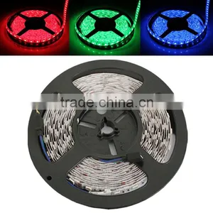 5m 500cm 5050 RGB 300 LED SMD Flexible Light Strip+Mini 24 Key Remote Controller thumbnail-4
