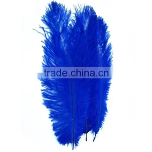 Cobalt Colour Carnival Ostrich Feathers, Ostrich Plumes Feathers, Artificial Ostrich Plumes for Wholesale thumbnail-2