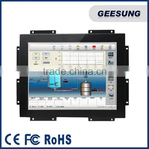 Industrial Open Frame Advertising Monitor VGA+USB+DVI Port thumbnail-1