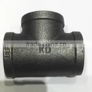 Black Beaded Malleable Pipe Fitting TEE BS STANDARD thumbnail-6