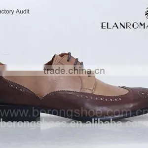 Leather Mens Brogue Shoes From Guangzhou China OEM Manufacture Dress Shoe thumbnail-3