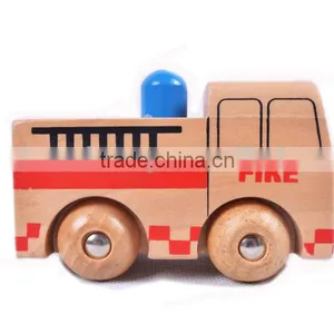 CE Standard Cheap Price and High Quality Solid Wood Kids Car Toy for Sale thumbnail-2