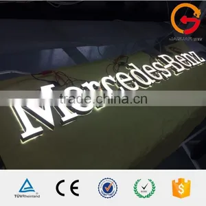 Factory Direct Delux Mercedes Benz Silver Shiny Car Emblems and Logos thumbnail-5