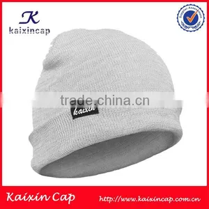 Custom High Quality Plain Beanie With Custom Tags thumbnail-3