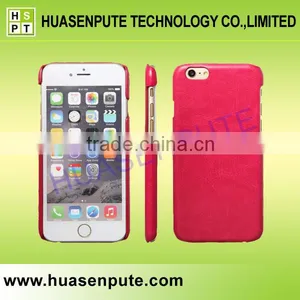 Luxury Ultra PU Leather Hard Back Case Silicone Cover For Apple IPhone 6 thumbnail-1