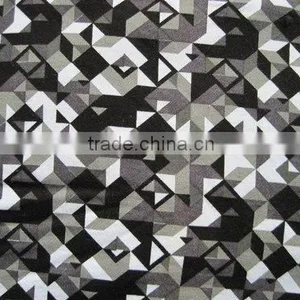 340gsm Printed CVC 80/20 3-thread Fleece Fabric thumbnail-1