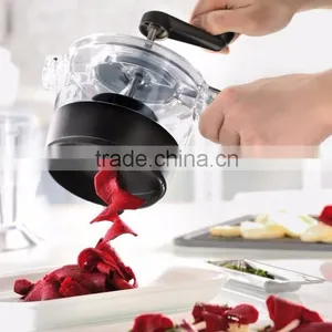 2016 Arrival Stainless Steel Spiral Cutter Mini Vegetable Fruit Spiral Slicer Quality Choice thumbnail-3