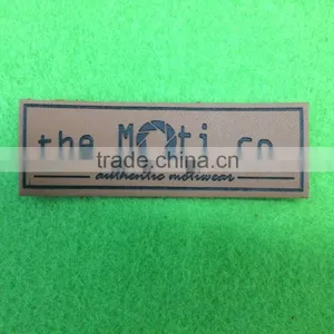 Factory Custom High Quality & Embossed Leather Labels thumbnail-1