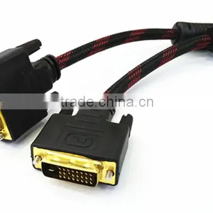 High Quality and Fast Shipping DVI-D Digital to DVI-D Digital 24+1 Dual Link M/M Cable thumbnail-3