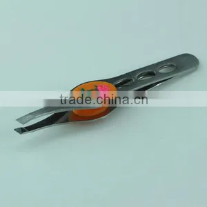 Hollow Pattern Handle Soft Touch Tweezers thumbnail-1