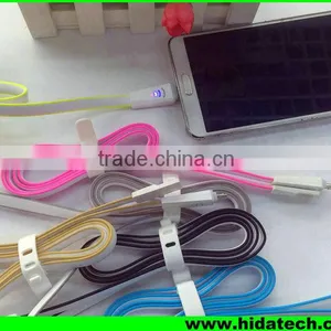 Hot Selling 1M Flat Noodle USB Charging Cable for IPhone 6s Phone Cable thumbnail-5