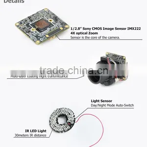 1080P hd Analog Ahd Surveillance Cctv Camera Motorized Zoom Lens Infrared Security Camera Most Popular thumbnail-2