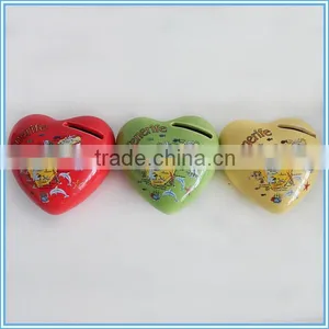 Tourist Souvenir Money Box Design Heart Shape thumbnail-1