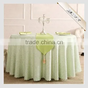 TC-137 Factory Wholesale 100% Polyester Wedding Rosette Table Cloth thumbnail-6