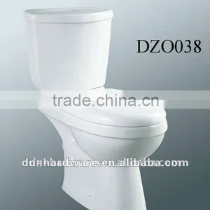High Quality DZO038 Two Piece Western Toilet thumbnail-1