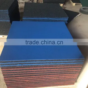 Indoor Gym Center Rubber Floor Tiles thumbnail-2
