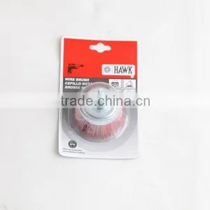 Nylon Wire Cup Brushes Packed on Display Cards, Diameter 50mm or 2" thumbnail-1