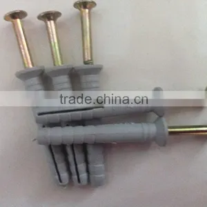 Nylon Hammer Fixing Anchors With Nail Screw thumbnail-3