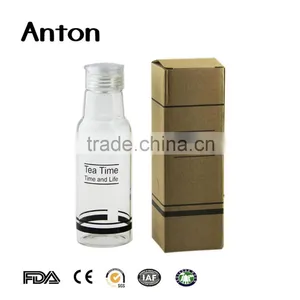 Glass Material Water Bottles Hot Sale Promotional Tea Water Bottle Unbreakable Glass Water thumbnail-4