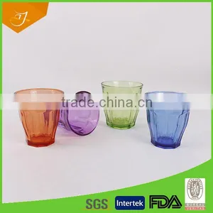 Colored Glass Cups With Customized Logos thumbnail-1
