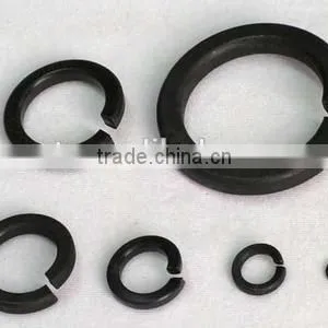 DIN 127 Carbon Steel Spring Washer M6-M64 Black Finish thumbnail-1