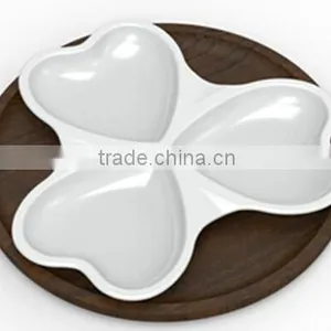 New Style Fashion White Porcelain Salad Plate/Snack Plate thumbnail-1