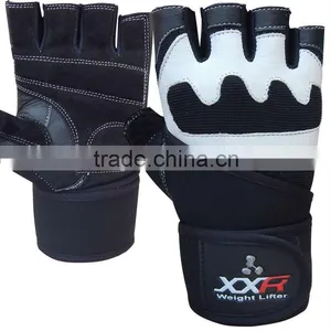 XXR Pro Lift Gel Weight Lifting Gloves Leather Gloves thumbnail-2
