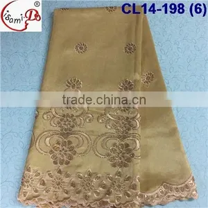 CL14-198 New Design Good Quality George Lace Fabric,wholesale African George Lace thumbnail-6