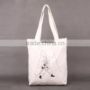 Muslin Cotton Handle Bag Canvas Bag Cotton Tote Bag thumbnail-2