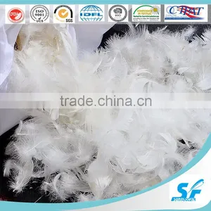Duvet and Pillow Filling Material Washed White Goose Feather 2-4cm thumbnail-1