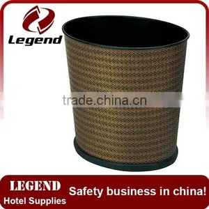 High Quality PU Leather Advertising Garbage Bin thumbnail-1