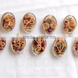 Mix Chakra Stone Orgone Karuna Reiki Set thumbnail-1