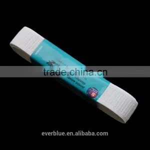 High Quality Jumbo Woven Non-roll Elastic White Color thumbnail-1