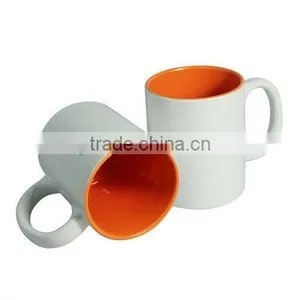 11OZ White Blank Ceramic Mug With Inner Color for Holiday Gift thumbnail-4