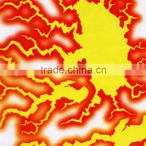 Flaming Fire 3D Cubic Water Transfer Printing Film for Motorcycle thumbnail-1