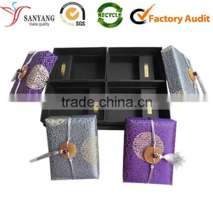 Suitable 4 Packs Mooncake Cheesecake Cookie Packaging Box for Wholesale thumbnail-1