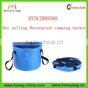 Collapsible Beach Cooler Ice Laundry Plastic Water Fishing Foldable Folding Pvc Rubber Bucket Collapsible With Lid thumbnail-1