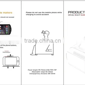 Lightest Plastic 3.5 - 6.0 Suitable Phone 2nd Generation 3D Glasses Virtual Reality thumbnail-5