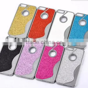 Fashion Silver Glit Case for Iphone 6 Metal Case for Iphone 6s Frosted Cover Mobile Phone Shell thumbnail-2
