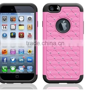 Durable Quality For IPhone 6s Bling Bling Silicon Heavy Duty Back Cover thumbnail-6