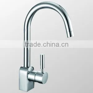 Unique Hot Selling Design Brass Material Chrome Modern Kitchen Faucet thumbnail-6