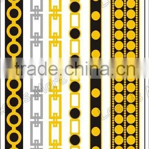 Hot Sale Waterproof Golden Metallic Fashion Temporary Tattoo Gold Tatoos thumbnail-1
