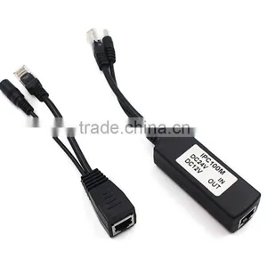 Support 10/100Mbps Data Transmission 100m for Cctv Camera Poe Splitter YJS-POE100M thumbnail-3
