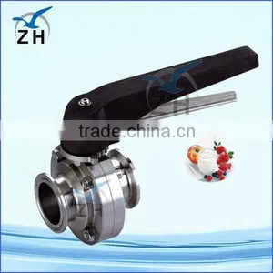 Stainless Steel Sanitary Threaded Butterfly Valve thumbnail-3