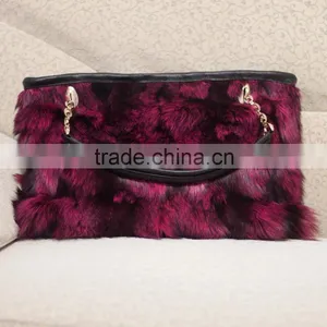 2015 Hign Quality Fox Fur Bags Handbag for Young Girls thumbnail-3
